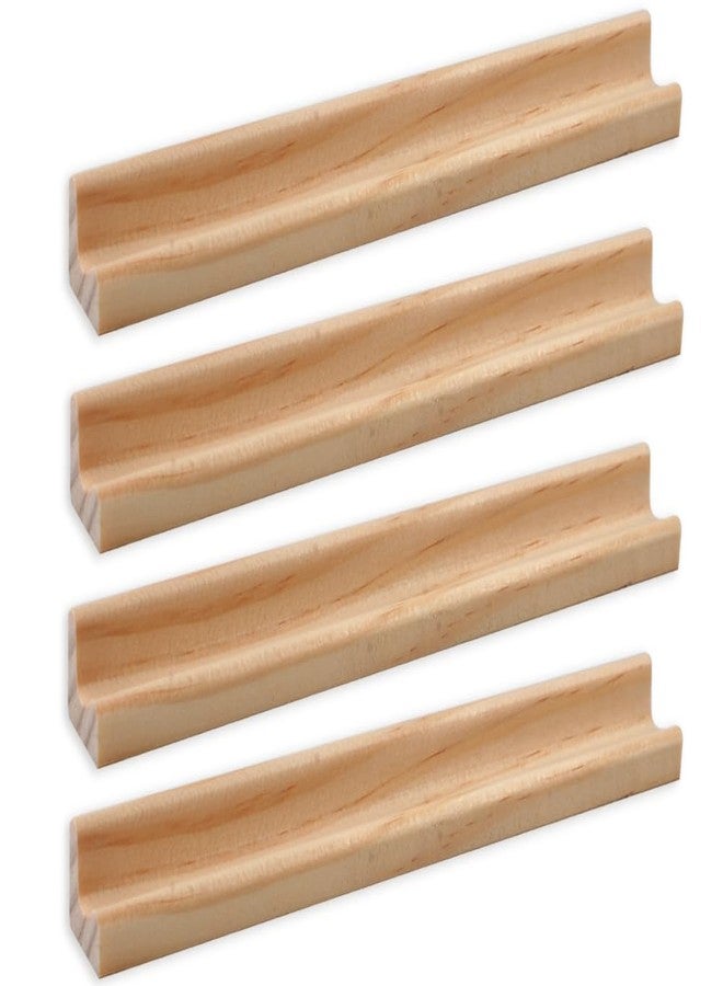 Plzoslly 20 Pack Wooden Tile Holders Letter Replacement Racks, Wooden Letter Trays Word Trays for Crafts, Game Stands and Wood Tile Game - Image 3
